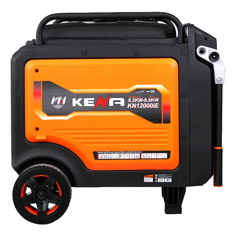 12000ie — портативный тихий инверторный двухтопливный генератор, компактный бытовой мощный бензиновый генератор для уличной то (4)