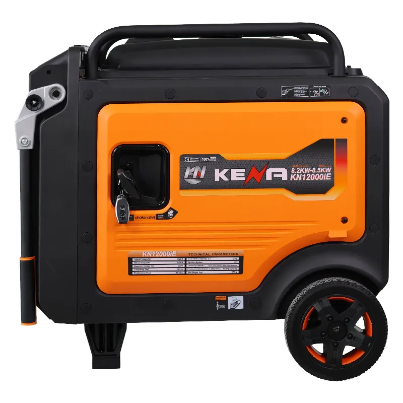12000ie — портативный тихий инверторный двухтопливный генератор, компактный бытовой мощный бензиновый генератор для уличной то (5)