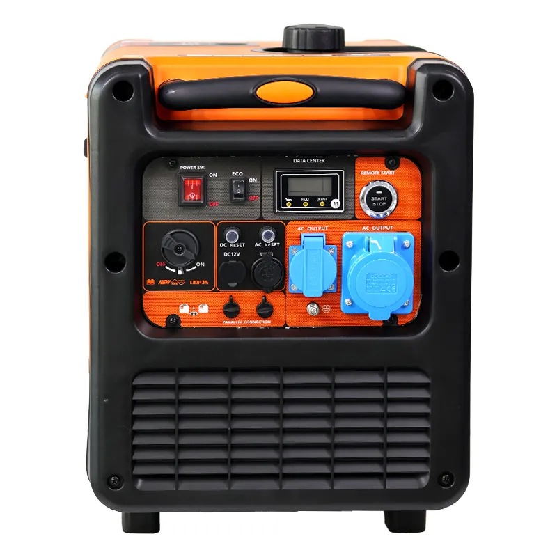 6500IE — портативный тихий инверторный бензиновый генератор (газ бензин), для дома и кемпинга (3)