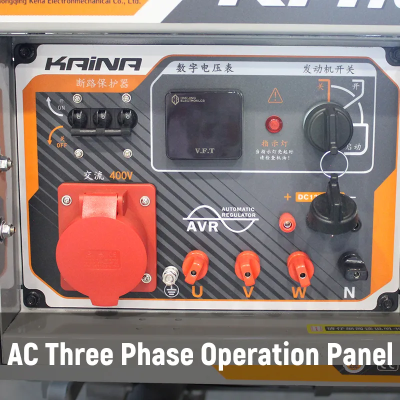 KN-A — портативная дизельная генераторная установка для дома, улицы и промышленного применения мощностью 3 кВт, 5 кВт, 6,5 кВт, 8 кВт, 10 кВт (4)