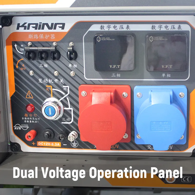 KN-A — портативная дизельная генераторная установка для дома, улицы и промышленного применения мощностью 3 кВт, 5 кВт, 6,5 кВт, 8 кВт, 10 кВт (5)