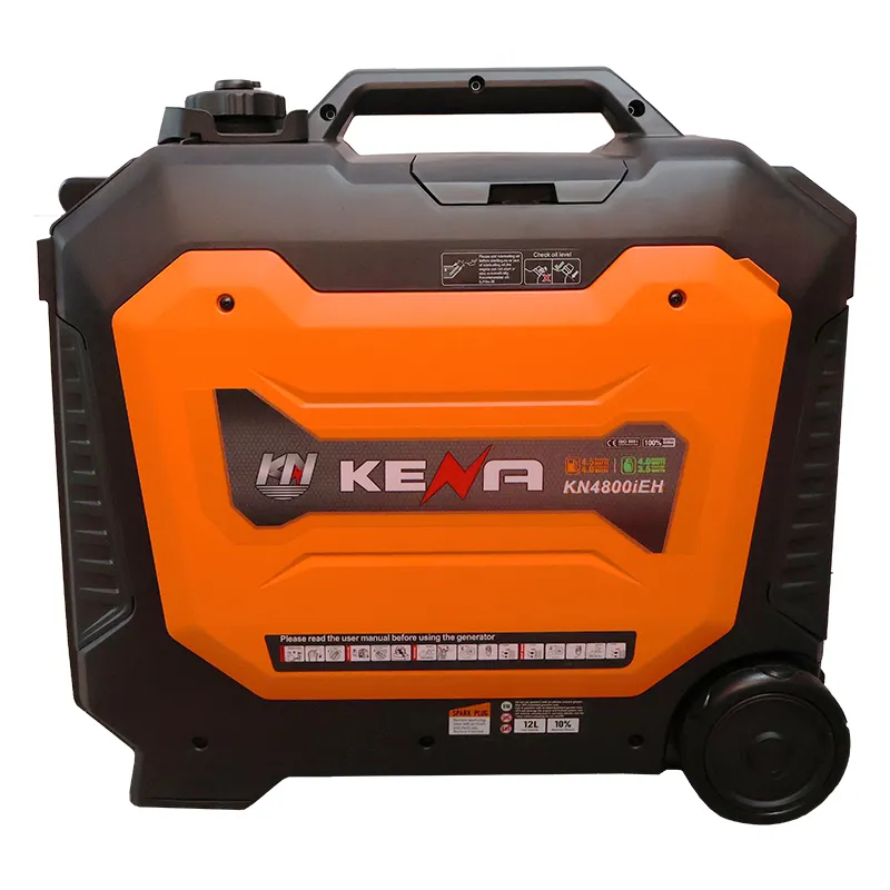 KN4800ie — профессиональный двухтопливный (СУГ КПГ) тихий портативный инверторный бензиновый генератор с дистанционным запуском (4)