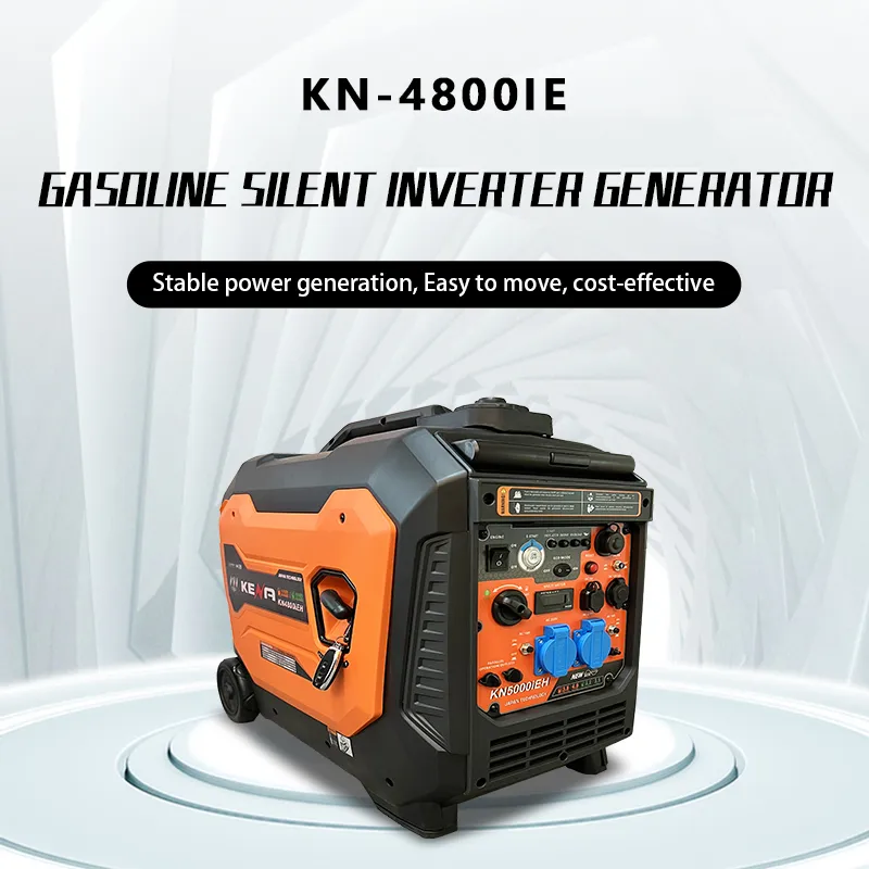 KN4800ie — профессиональный двухтопливный (СУГ КПГ) тихий портативный инверторный бензиновый генератор с дистанционным запуском (7)