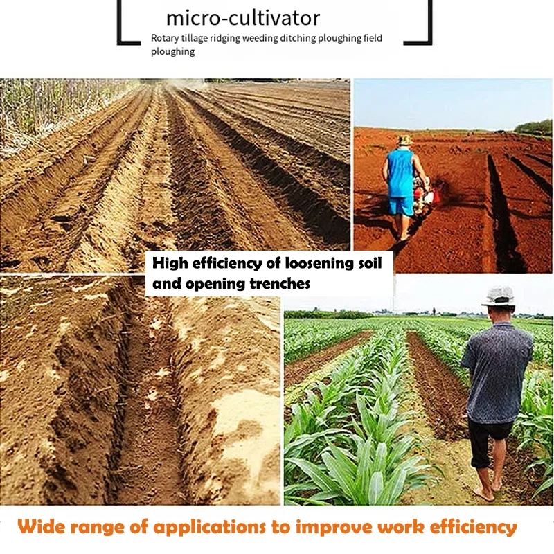 Малогабаритный культиватор, подходящий для прополки, обработки почвы и подготовки грядок под посадки (13)