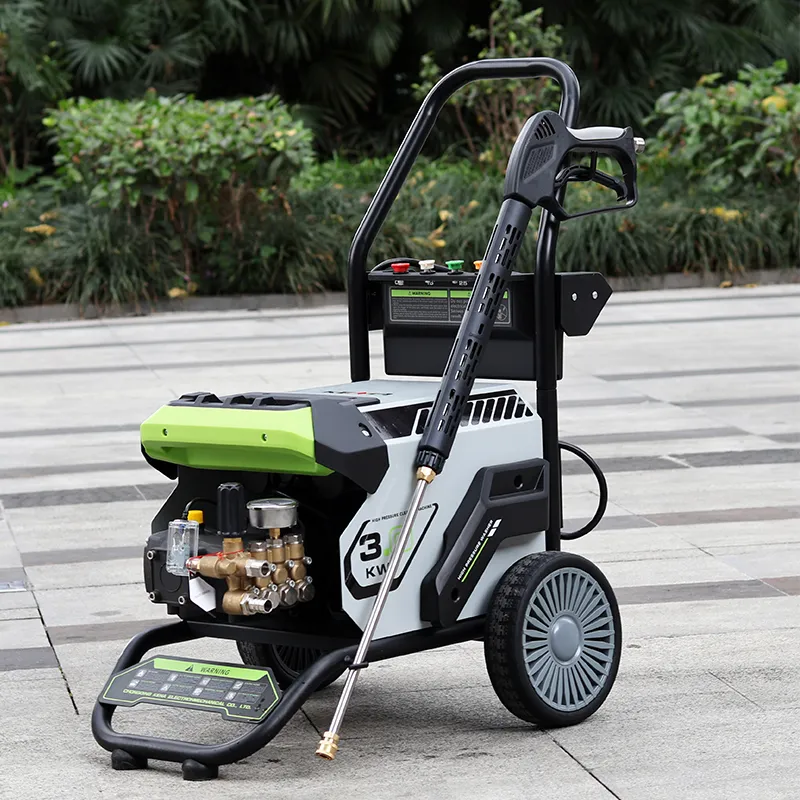 Мощная промышленная мойка высокого давления для очистки поверхностей, 300 бар 4000 фунтов на кв. дюйм, с электрическим насосом (8)