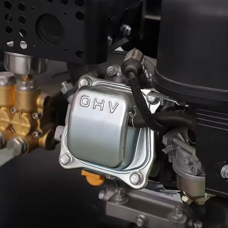 Передвижная бензиновая мойка высокого давления на тележке (2)