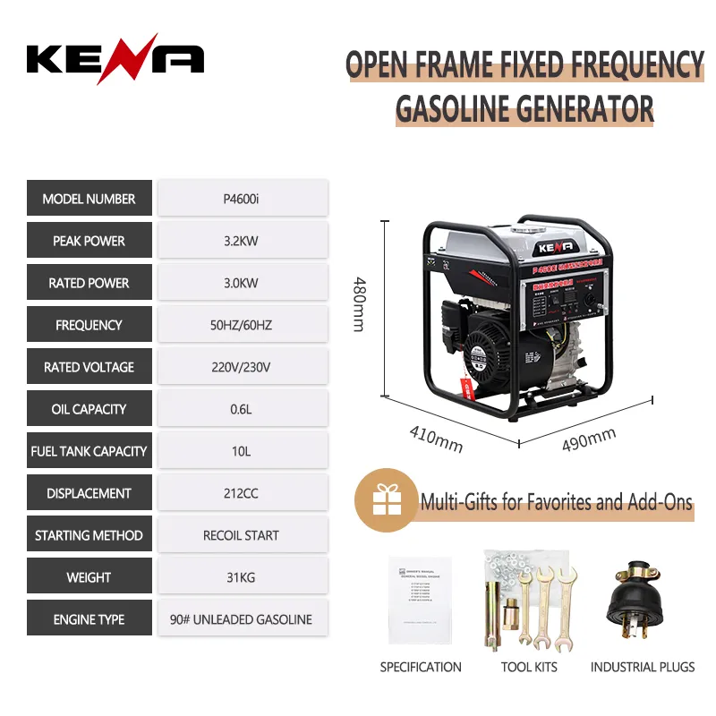 Переносной сварочный аппарат с бензиновым двигателем 4600 (6)