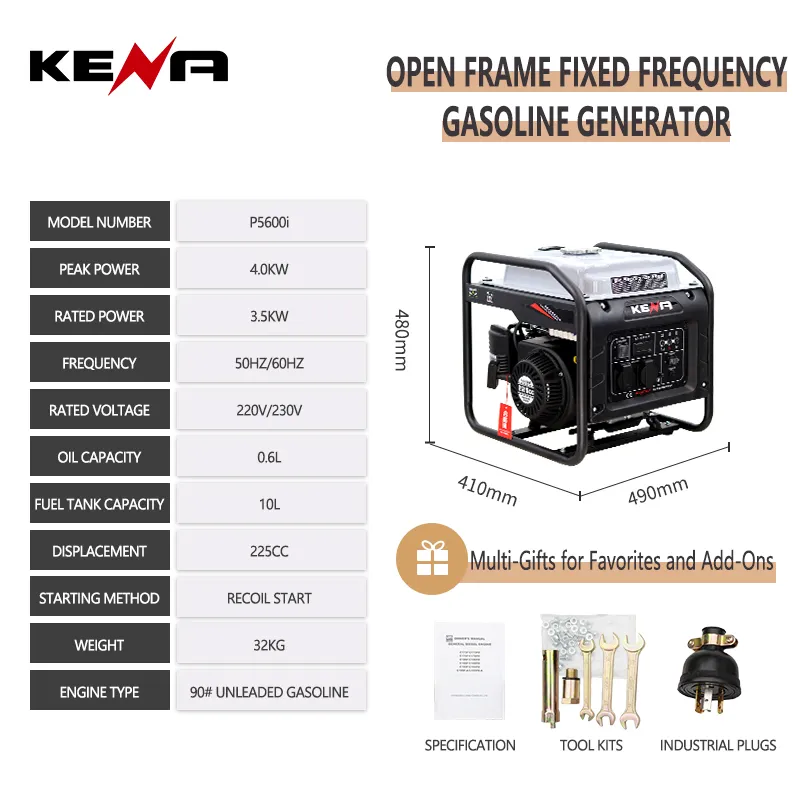 Переносной сварочный аппарат с бензиновым двигателем 5600 (6)