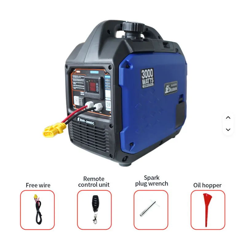 Портативный бензиновый генератор постоянного тока (DC) 24V 12V для грузовых автомобилей (5)