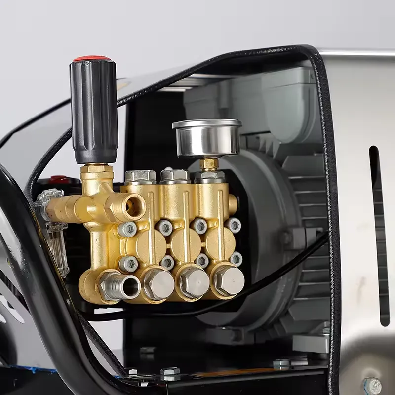 Профессиональная автомойка электрическая мойка высокого давления 110 В 220 В с барабаном для коммерческого использования (4)