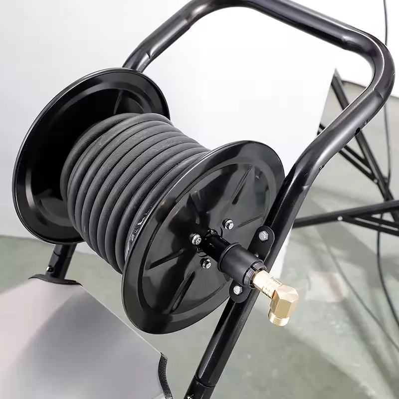 Профессиональная автомойка электрическая мойка высокого давления 110 В 220 В с барабаном для коммерческого использования (6)