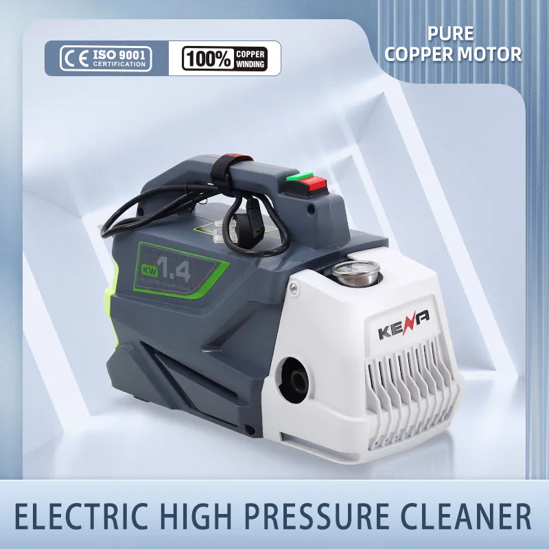 Ручная автоматическая мини-мойка высокого давления из меди и пластика с электродвигателем для дома и сада (6)