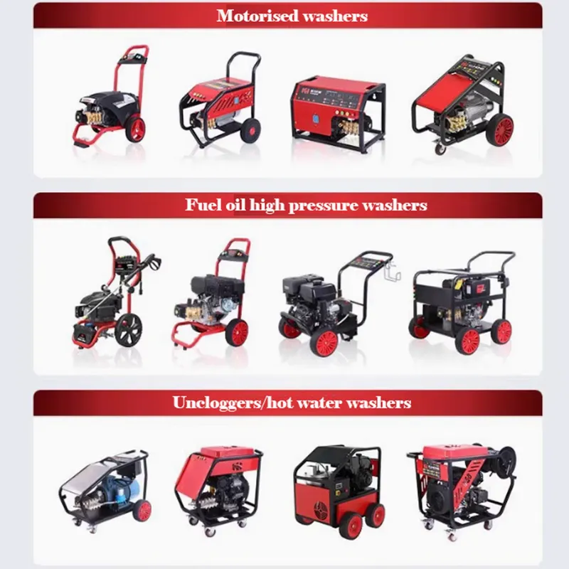 Сверхмощная бензиновая мойка высокого давления для удаления ржавчины и очистки (5)