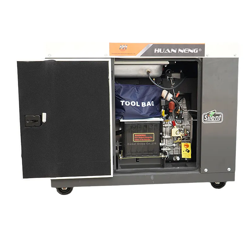 портативный тихий дизельный генератор с воздушным охлаждением мощностью 3, 5, 6, 8, 10 кВт, полностью медный, для дома, однофазный и трехфазный, (5)